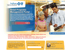 Tablet Screenshot of anthemretailprograms.com